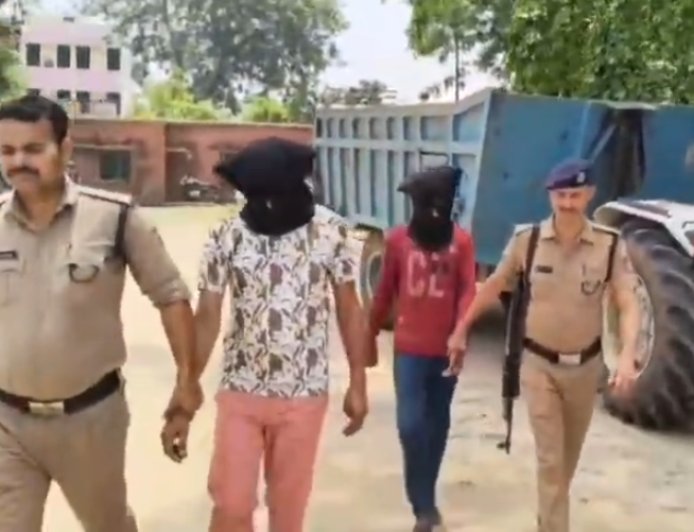 रामनगर पुलिस का बड़ा खुलासा: चोरी हुए ट्रैक्टर-ट्रॉली के साथ दो 10,000 रुपये के इनामी बदमाश गिरफ्तार