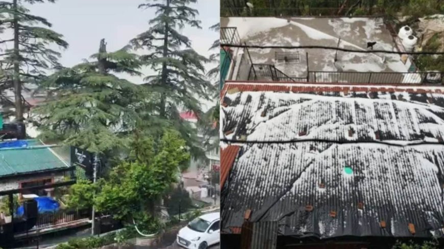 उत्तराखंड का मौसम बदलने से मिली गर्मी से राहत, देहरादून-मसूरी में भारी बारिश और ओलावृष्टि