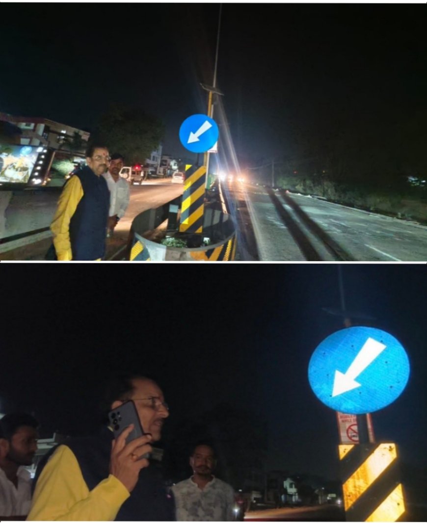 अजय भट्ट ने की लालकुआं-हल्दूचौड़ हाईवे पर बंद स्ट्रीट लाइटों का निरीक्षण; NHAI को दिए कार्यवाही के आदेश