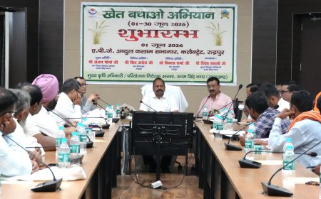 रूद्रपुर: ‘खेत बचाओ अभियान’ का आगाज, जैविक खेती और संतुलित उर्वरक के प्रयोग पर जोर
