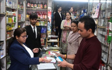 भवाली में "सुरक्षित दवा-सुरक्षित जीवन" अभियान के तहत औचक छापेमारी: 9 मेडिकल स्टोरों पर कार्रवाई