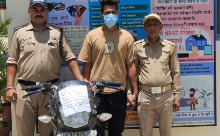 पटेल नगर में वाहन चोरी का पर्दाफाश: SSP देहरादून की त्वरित कार्रवाई से अपराधियों को पकड़ा