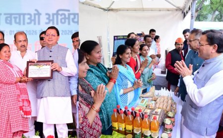 मिट्टी और खेती के संरक्षण के लिए CM धामी की किसानों से अपील - खेत बचाओ अभियान
