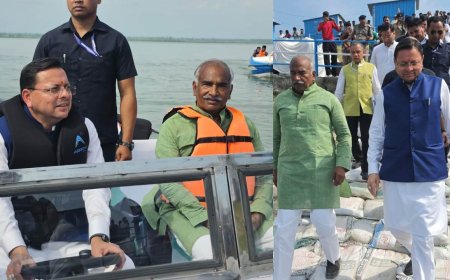 गदरपुर की राजनैतिक तस्वीर में बदलाव, सीएम धामी का अरविंद पांडे के घर दौरा और बोटिंग