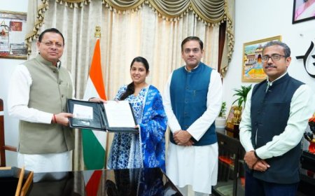 देहरादून की सपना राणा को मिली 3,30,000 रुपये प्रतिमाह वेतन, सीएम धामी से हुई मुलाकात
