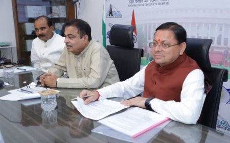 मुख्यमंत्री धामी ने केंद्रीय मंत्री की अध्यक्षता में बैठक में भाग लिया, महत्वपूर्ण प्रस्तावों पर चर्चा