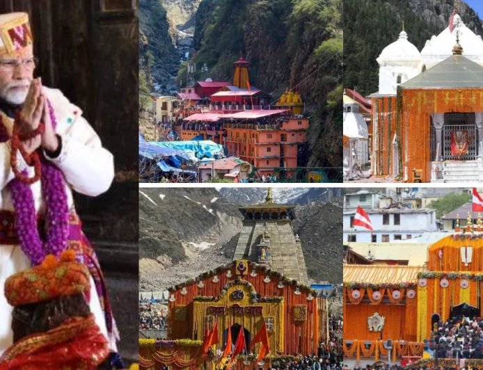 प्रधानमंत्री नरेंद्र मोदी के 12 साल के कार्यकाल का देवभूमि में भव्य जश्न, चारधामों में विशेष पूजा-अर्चना