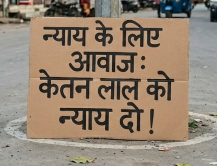 टिहरी में केतन लाल की नृशंस हत्या के खिलाफ लखनपुर चौक पर धरना प्रदर्शन: न्याय के लिए उठी आवाज