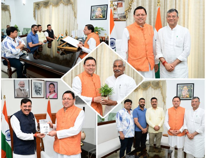 मुख्यमंत्री धामी से विधायकों और जनप्रतिनिधियों की मिलन, विकास योजनाओं पर हुई चर्चा