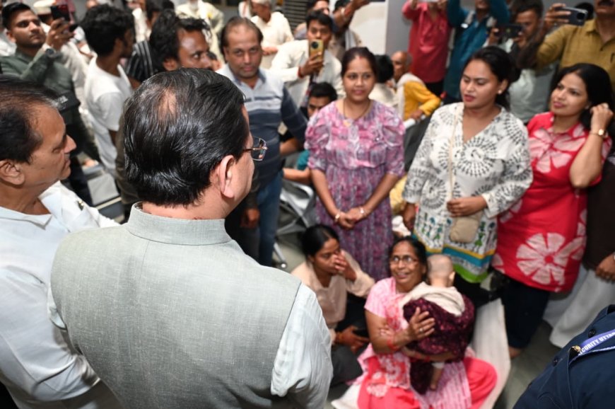 मुख्यमंत्री धामी ने ऋषिकेश के ट्रांजिट कैंप का औचक दौरा, चारधाम यात्रा व्यवस्थाओं की समीक्षा की