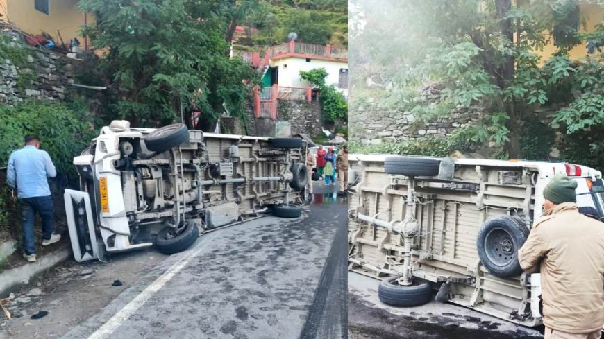 बदरीनाथ हाईवे पर टेंपो ट्रैवलर पलटा, एक महिला की मौत, 17 घायल - जानें पूरी खबर