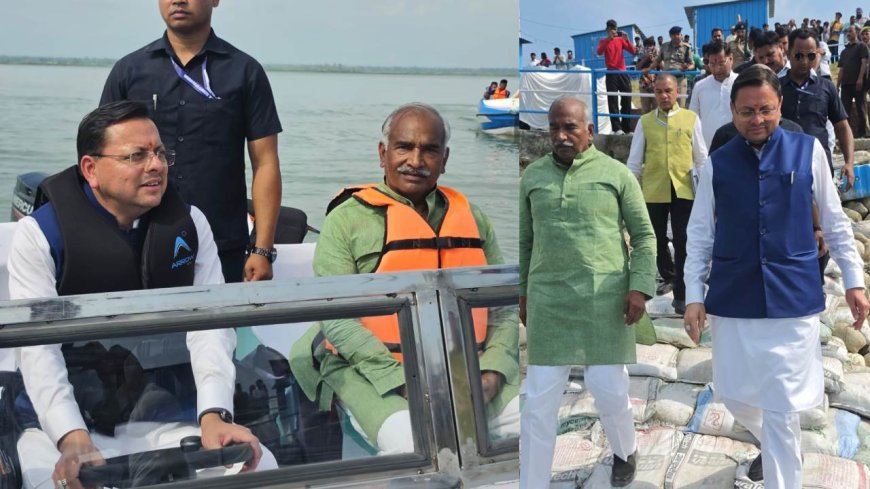 गदरपुर की राजनैतिक तस्वीर में बदलाव, सीएम धामी का अरविंद पांडे के घर दौरा और बोटिंग