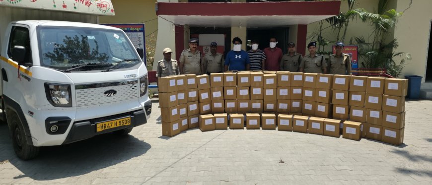 विकासनगर में पुलिस की बड़ी कार्रवाई: 120 पेटी अवैध शराब का पर्दाफाश, 3 तस्कर हुए गिरफ्तार
