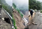 देहरादून में बारिश की तबाही: मसूरी मार्ग पर दरारें और भूस्खलन, यात्रा बंद