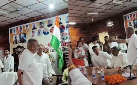 कांग्रेस के सम्मेलन में बेबसी की मिसाल, विधायक मयूख महर के नाराज होते ही भड़की पार्टी में कलह