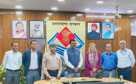 उत्तराखण्ड के विकास को मिलेगी नई दिशा: UNDP की इजाबेल ने मुख्य सचिव आनंद बर्द्धन से की मुलाकात