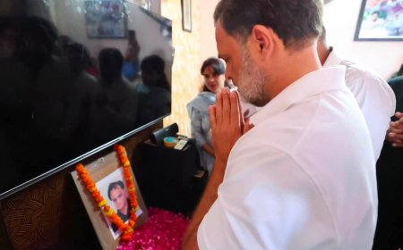 उत्तराखंड: राहुल गांधी ने अमर मेहता के निधन पर व्यक्त किया शोक, परिजनों से की मुलाकात