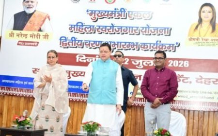 मुख्यमंत्री पुष्कर सिंह धामी ने लॉन्च किया ‘मुख्यमंत्री एकल महिला स्वरोजगार योजना’ का दूसरा चरण