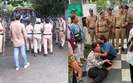स्वास्थ्यमंत्री के आवास के बाहर नर्सिंग अभ्यर्थियों का आत्महत्या का प्रयास, एक की स्थिति गंभीर