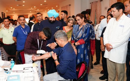 लोक भवन में विशेष चिकित्सा शिविर का सफल आयोजन, राज्यपाल ने किया निरीक्षण