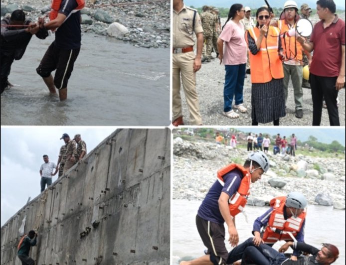नैनीताल: मानसून आपदा प्रबंधन मॉक ड्रिल में प्रभावी प्रदर्शन की गूंज