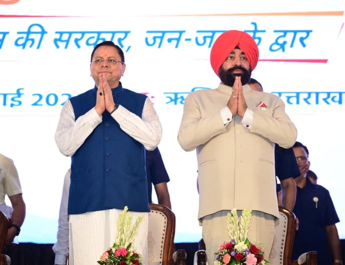 मुख्यमंत्री पुष्कर सिंह धामी को राज्यपाल गुरमीत सिंह की शुभकामनाएं, विकास कार्यों की सराहना
