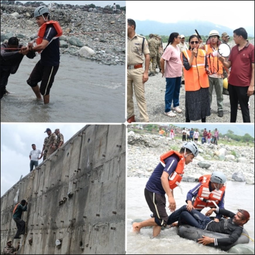 नैनीताल: मानसून आपदा प्रबंधन मॉक ड्रिल में प्रभावी प्रदर्शन की गूंज
