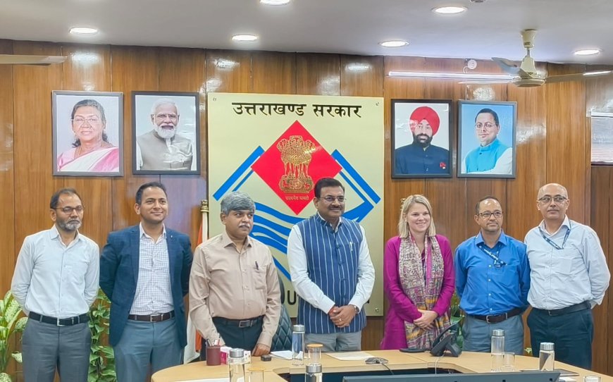 उत्तराखण्ड के विकास को मिलेगी नई दिशा: UNDP की इजाबेल ने मुख्य सचिव आनंद बर्द्धन से की मुलाकात