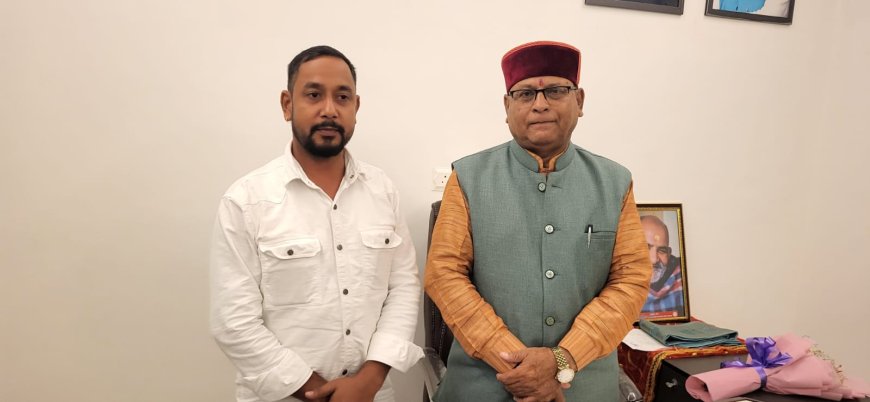 रामनगर के विकास मुद्दों पर खजान दास से मिले राहुल सिंह दरम्वाल, जल्द समाधान का दिया गया आश्वासन