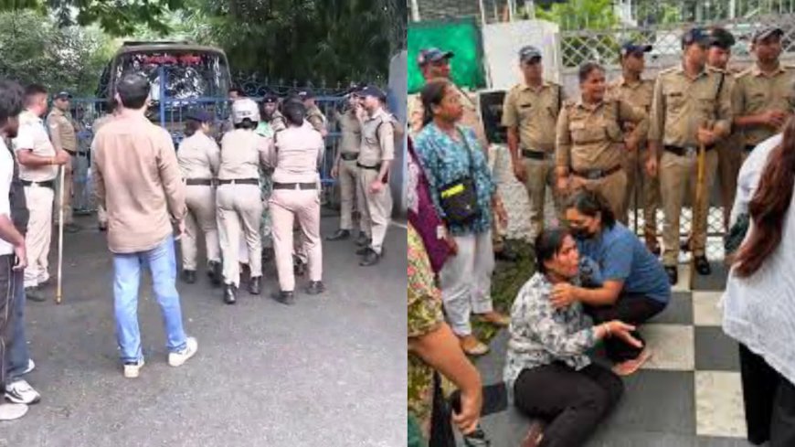 स्वास्थ्यमंत्री के आवास के बाहर नर्सिंग अभ्यर्थियों का आत्महत्या का प्रयास, एक की स्थिति गंभीर