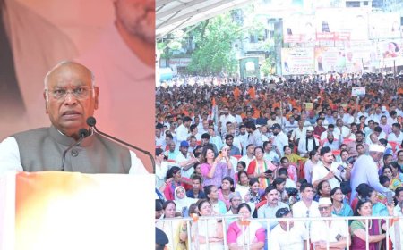 कांग्रेस अध्यक्ष खड़गे ने हल्द्वानी में चुनावी विजय की है एक नई शुरूआत, सत्ता में वापसी का लिया संकल्प