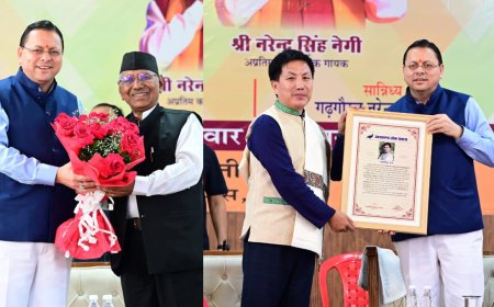 नेगी दा के जन्मदिन पर ताई तुगुंग को मिला ‘नरेंद्र सिंह नेगी संस्कृति सम्मान’