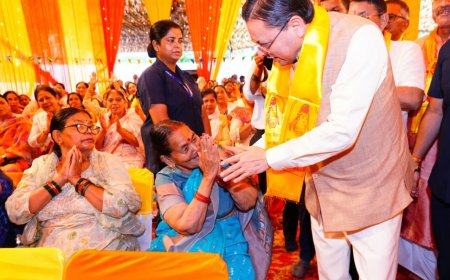 डिफेंस कॉलोनी में आयोजित शिवमहापुराण कथा में शामिल हुए सीएम धामी; भगवान शिव की पूजा-अर्चना कर प्रदेश की सुख-समृद्धि की कामना की