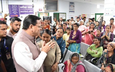 मुख्यमंत्री ने पीपलकोटी टनल हादसा श्रमिकों से मिले।