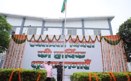यूपीसीएल के प्रबंध निदेशक पी०सी० ध्यानी ने 80वें स्वतंत्रता दिवस की बधाई दी