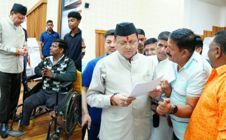 मुख्यमंत्री पुष्कर सिंह धामी ने सुनी जनता की समस्याएं, अधिकारियों को त्वरित समाधान के निर्देश
