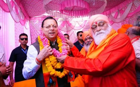 मुख्यमंत्री पुष्कर सिंह धामी की पूजा-अर्चना, प्रदेश के सुख-समृद्धि और खुशहाली की कामना