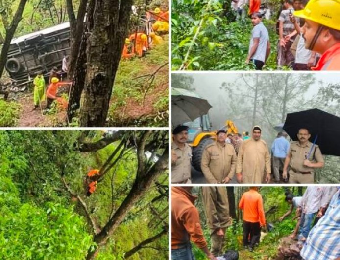 उत्तराखंड में बड़ा हादसा, खाई में गिरा टेंपो ट्रैवलर, एक की मौत, 14 गंभीर घायल