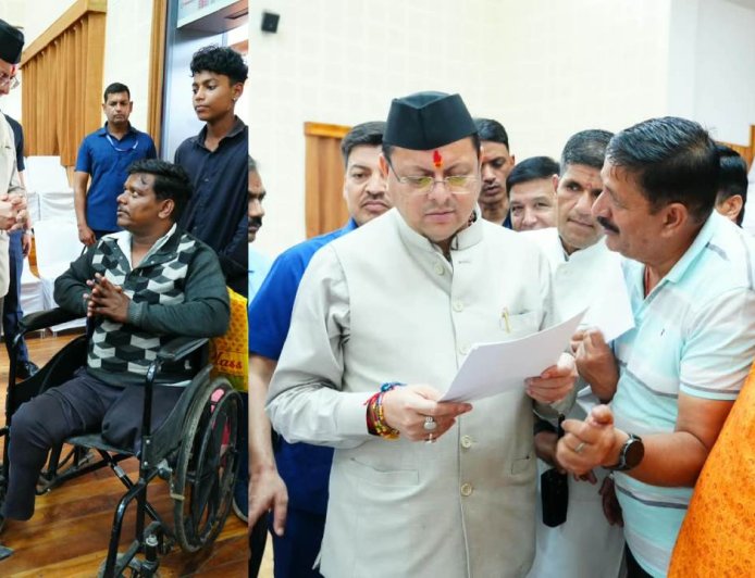 मुख्यमंत्री पुष्कर सिंह धामी ने सुनी जनता की समस्याएं, अधिकारियों को त्वरित समाधान के निर्देश