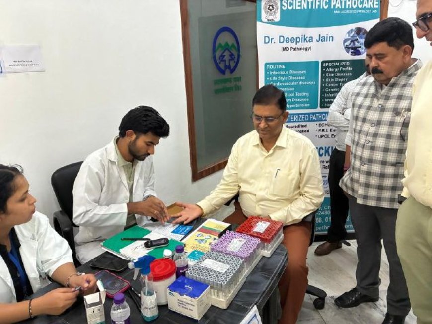 स्वतंत्रता दिवस के उपलक्ष्य में यूपीसीएल के कार्यालयों में स्वास्थ्य शिविर आयोजित
