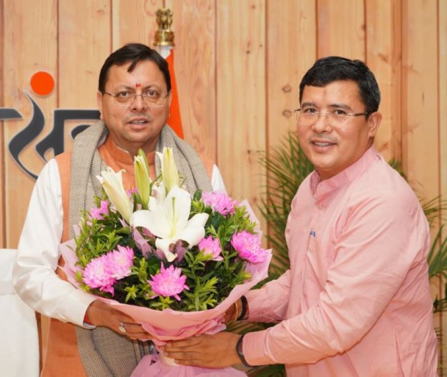 मुख्यमंत्री से विधायक सुरेश गढ़िया ने की महत्वपूर्ण शिष्टाचार भेंट