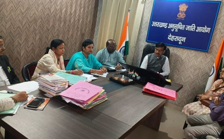 अनुसूचित जाति आयोग के अध्यक्ष ने की जनसुनवाई, 26 शिकायतों का मौके पर किया निस्तारण