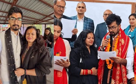 बेटे को चुनाव जिताने के लिए मां ने लिया कॉलेज में लिया दाखिला, नंगे पांव मांगे वोट,जीत के बाद छलके आंसू