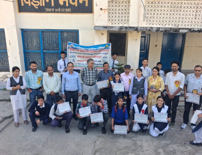 उत्तरकाशी के चार बाल वैज्ञानिक राज्य स्तरीय विज्ञान एवं प्रौद्योगिकी प्रीमियर लीग के लिए चयनित
