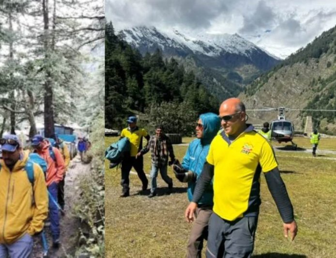 कालिंदी ट्रैक पर फंसे 29 ट्रैकर्स का रेस्क्यू पूरा, गोमुख-तपोवन ट्रैक से भी 121 ट्रैकर का रेस्क्यू