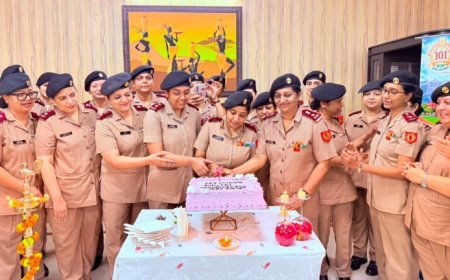 सैन्य नर्सिंग सेवा ने 101वां स्थापना दिवस मनाया, नर्सिंग के गौरव और उपलब्धियों को किया याद