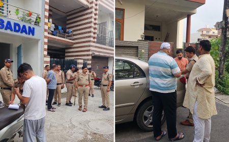 पटेलनगर में पुलिस ने चलाया बड़ा सत्यापन अभियान, 35 मकान मालिकों पर लगाया 3.50 लाख जुर्माना