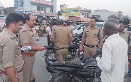 लक्सर पुलिस ने चेकिंग अभियान में सीज की 7 बाइक, एक दर्जन से ज्यादा चालान किए