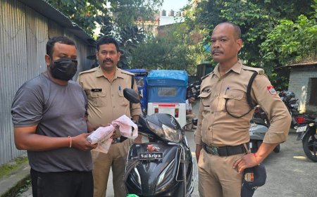 हल्द्वानी पुलिस का एक्शन: स्कूटी से अवैध अंग्रेजी शराब की तस्करी करता तस्कर गिरफ्तार, 96 पव्वे और वाहन बरामद।