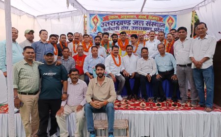 नन्दलाल जोशी फिर निर्विरोध बने जल संस्थान कर्मचारी संघ के प्रदेश महामंत्री, कर्मचारियों में खुशी की लहर